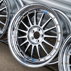 Ruedas Cóncavas Cromadas Gensole 4x108 5x120 5x112, Ruedas para Automóvil de 17 18 19 Pulgadas, Ruedas de Moldeo por Flujo para <span class=keywords><strong>Alpina</strong></span> <span class=keywords><strong>BMW</strong></span> E60 E39 E38 <span class=keywords><strong>E34</strong></span> - Product Image 4