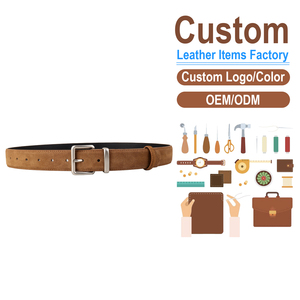 Cinturón de Cuero Genuino para Mujer, Cinturón Casual Versátil de Piel de Vaca con Hebilla Plateada - Product Image 1
