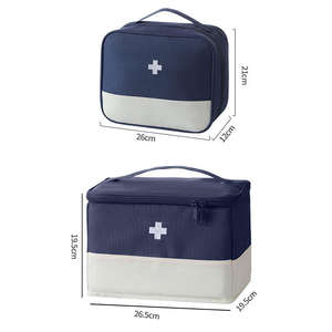 <span class=keywords><strong>Trousse</strong></span> de premiers soins portable Oxford étanche de grande capacité sac à bandoulière de rangement de médicaments pour les voyages et les affaires <span class=keywords><strong>trousse</strong></span> médicale d'urgence - Product Image 6