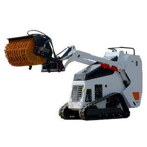 Driving Outdoor Pavement Property Road Pavement <b>Cleaning</b> <b>Equipment</b> Snow Sweeping Snow Blower Small Skid Steer - Product Image 5