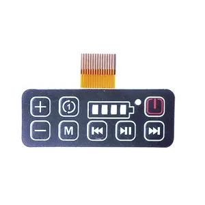China wholesale led tactile hot selling golden supplier panel membrane switch