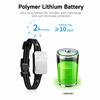 Collier de dressage pour chien rechargeable, double détection, faible risque d'erreur, utilisation facile, certifié FCC et RoHS, dispositif anti-aboiement
