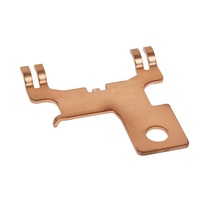 Piezas de conector de estampado de cobre rojo de alta conductividad para módulos de batería EV Categoría de producto de fabricación de chapa metálica