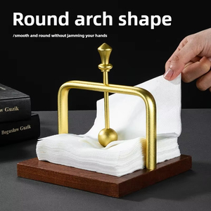 Wholesale Solid Wood Napkin Holder Restaurant Tissue Box Cafe <b>Tabletop</b> Dispenser Hotel Desktop Organizer Decorative <b>Storage</b> - Product Image 6