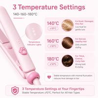 Torlin Exporter Plaque Chauffante en Aluminium Patte de Chat, Chauffage Électrique PTC Rapide, Mini Lisseur de Cheveux pour Bébé, Usage Domestique et VR