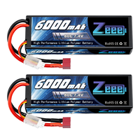 Zeee 6000 mAh 80C 2S 7.4 V يبو بطارية غطاء واقٍ مزخرف لهاتف آيفون مع عمداء موصل