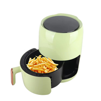 Friteuse à air numérique 2,0 L 1200 W sans huile, disponible en lilas, vert matcha et noir pour une utilisation quotidienne à la maison