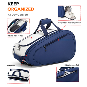 <span class=keywords><strong>Sac</strong></span> à bandoulière de <span class=keywords><strong>pickleball</strong></span> personnalisé avec logo, imperméable en PU, léger, portable, pour raquette, sport décontracté, homme et femme, <span class=keywords><strong>sac</strong></span> à dos de <span class=keywords><strong>pickleball</strong></span> - Product Image 3