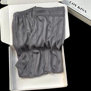 Мужская атласная пижама с вышивкой - Product Image 2