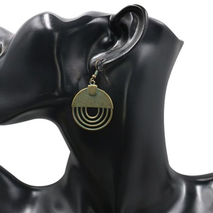 Pendientes Redondos con Colgante de Girasol Estilo Bohemio Vintage, Joyería de Aleación de Moda Étnica para Mujer, Regalo de Navidad para Fiestas - Product Image 6