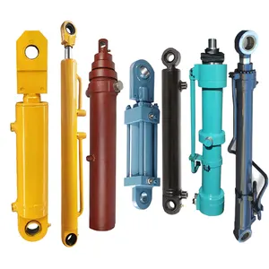 QiangLin Different Types Engineering Application Double Acting Horizontal Bar Piston Hydraulic Cylinder