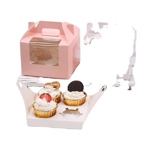 Caja de Regalo para Pasteles de Papel Desechable Personalizada para Cumpleaños, Diseño de Embalaje para Pastelería con Asa, Venta al por Mayor, Novedad 2026 - Product Image 6