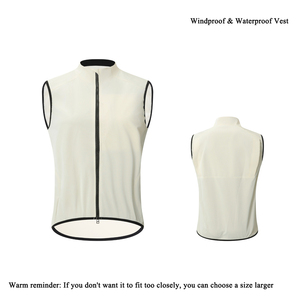Unisex Waterproof Windproof Sunproof Custom Logo MTB Cycling Vest Lightweight Cycling Top for <b>Road</b> Bike Outdoor Commuting - Product Image 4