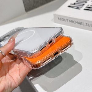 Nueva <span class=keywords><strong>Funda</strong></span> Transparente para <span class=keywords><strong>iPhone</strong></span> 17 16 <span class=keywords><strong>Pro</strong></span> <span class=keywords><strong>Max</strong></span>, Carcasa Magnética para Móvil, Fundas para <span class=keywords><strong>iPhone</strong></span> - Product Image 2