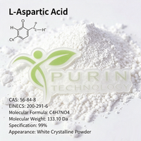 Bubuk Asam L-Aspartat Asam Amino Berasam Pelembap Perbaikan Penghalang Kulit Agen Penyangga untuk Serum Toner Krim Perawatan Rambut