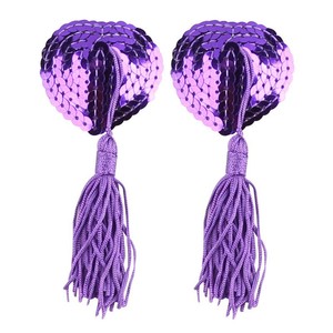 Commerce extérieur, e-commerce transfrontalier, cache-tétons à pompons sur le thème de l'amour, accessoires de lingerie sexy, couple passionné - Product Image 2