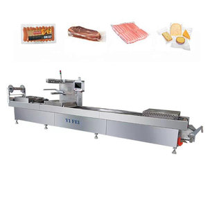 Machines d'emballage de thermoformage sous vide automatique pour saucisse volaille <span class=keywords><strong>poulet</strong></span> viande boeuf dattes tranche de viande <span class=keywords><strong>jambon</strong></span> bacon <span class=keywords><strong>sandwich</strong></span> - Product Image 1
