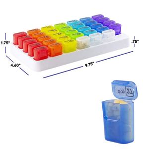 Hot Sale 31 Compartments Organizer Keyboard Shape Weekliy <b>Tablet</b> Sorter Box Stock Pill Box - Product Image 3