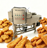 Machine Commerciale Automatique d'Enrobage de Pâtes Alimentaires pour Ligne de Panification de Poulet, Poisson et Légumes