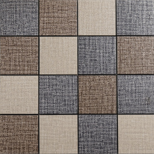 300X300mm <span class=keywords><strong>กระเบื้อง</strong></span>โมเสคอลูมิเนียมทรงสี่เหลี่ยมขนาดเล็ก<span class=keywords><strong>วัสดุ</strong></span>ผ้าโมเสคสำหรับห้องน้ำ - Product Image 1