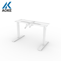 Aoke Double Professional Fashion gamer table d'ordinateur bureau de jeu pour bureau à domicile bureau électrique
