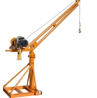 Grue de levage de décoration de bâtiment de toit de petit palan électrique de ménage grue à télécommande sans fil