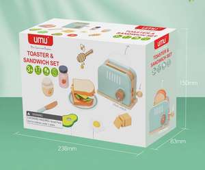 Bestseller Nuevos productos Fabricante <span class=keywords><strong>de</strong></span> dibujos animados <span class=keywords><strong>de</strong></span> madera Juegos <span class=keywords><strong>de</strong></span> sándwich Niños Pretend Breakfast Diy Juguetes educativos para niños Niños Niñas - Product Image 6