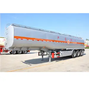 tri-axle 30000 liters 50000 liters dimensions insulated petrol tank oil fuel tanker truck semi trailer for sale in dubai
