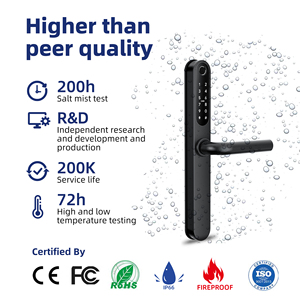 Nueva Cerradura Electrónica Liliwise Ttlock BLE, Cerradura Inteligente WiFi para Puerta, Resistente al Agua, Delgada, Compatible con Alexa, para Puerta de Aluminio - Product Image 4