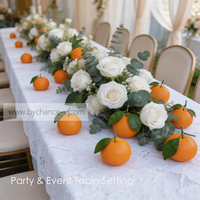 Hoge Kwaliteit Kunstfruit Premium Nep Oranje Fruit Voor Keuken Aanrecht Restaurant Display En Evenement Decor