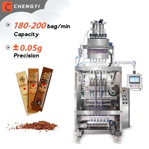 Machine d'emballage entièrement automatique multi-voies pour petits sachets de thé matcha, cacao et café 3 en 1 - Product Image 1