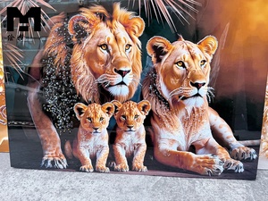 Pósteres Decorativos para el Hogar, Lienzo con Diseño <span class=keywords><strong>de</strong></span> León, Arte Moderno para Pared, Impresión en Lienzo <span class=keywords><strong>de</strong></span> Animales, Cuadro con Marco para Sala <span class=keywords><strong>de</strong></span> Estar - Product Image 6
