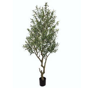 Árbol de <span class=keywords><strong>Olivo</strong></span> Artificial de 220 cm (7 pies) para Decoración de Interiores, Hogar, <span class=keywords><strong>Tienda</strong></span>, Diseño de Interiores, Ceremonias - Product Image 2