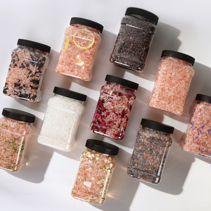 เกลืออาบน้ำอโรมาเธอราพี 1000 กรัม ขวดพลาสติก เกลือทะเลหอม เกลือหิมาลัย แบบเม็ด กลิ่นกลีบกุหลาบ รุ่น DG-YYQ08 - Product Image 2