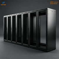 Boîtier en tôle sur mesure pour système de stockage d'énergie industriel, châssis de serveur multi-GPU Full Tower avec ventilation en maille