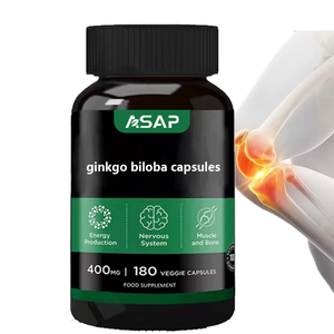 บริการ OEM แบบกำหนดเอง ใบแปะก๊วยเกรดอาหาร ความเข้มข้นสองเท่า 500 มก. ต่อหนึ่งหน่วยบริโภค 60 แคปซูล ผลิตภัณฑ์เสริมความงามสำหรับผู้ใหญ่ - Product Image 1