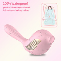 Flüssigsilikon-Vogelschnabel-Vibrator mit 10 Modi, Luftimpuls-Klitorisstimulator, Intimspielzeug für B2B-Großhandel