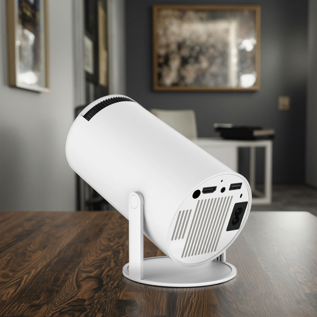 Mini Portable HY300 PRO Pocket Smart Android Projector 2023 Newest 4k HD Low Noise Wireless Home Theater  Business Projectors