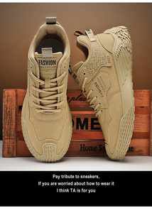 2024 nuovo arrivo consegna <span class=keywords><strong>veloce</strong></span> a buon mercato all'ingrosso <span class=keywords><strong>scarpa</strong></span> da passeggio in finta pelle scamosciata superiore da uomo scarpe Casual comode moda Sport Sneakers - Product Image 4