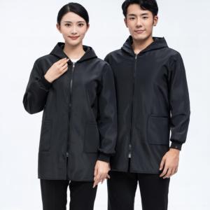 Visibilitas tinggi garis reflektif Logo kustom bersikat antilembap uniseks musim dingin pakaian kerja seragam kerja grosir bekerja - Product Image 5