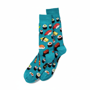 Colorful Sports <b>Socks</b> with Rolls and Sushi Embroidery Breathable and Disposable One Size Fits All-for Girls in <b>Winter</b> - Product Image 4