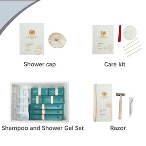 Ensemble <span class=keywords><strong>de</strong></span> voyage personnalisé <span class=keywords><strong>de</strong></span> 30 ml : Shampoing et gel douche en gros sous marque privée avec bouchons métalliques dorés pour hôtels <span class=keywords><strong>de</strong></span> luxe - Product Image 6