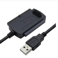 Cable USB 2.0 a IDE/SATA tres en uno, cable adaptador USB, cable adaptador para disco duro