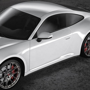 สเกิร์ตข้างคาร์บอนไฟเบอร์แบบแห้งเคลือบเงา สำหรับ Porsche 911 992 <span class=keywords><strong>Carrera</strong></span> 4 4S ปี 2019-2025 - Product Image 4