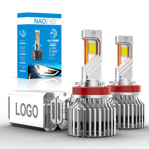 Naoevo mạnh mẽ Led Đèn Pha cho xe Led Xe bóng đèn CANBUS Led Đèn Pha H4 H11 phụ kiện xe hơi phụ tùng ô tô H7 Led Đèn Pha bóng đèn - Product Image 1