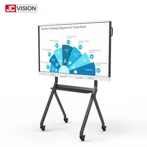 2024 JCVISION 65 75 85 86 98 105 110 papan tulis interaktif dengan Android terbaru layar sentuh Digital