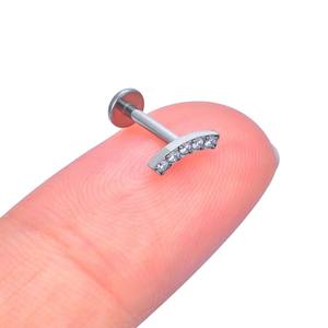 Pendiente Clásico de Concha, Diseño de Presión sin Rosca para Bodas, Estilo Rápido, Aleación de Titanio ASTM-F-136 para Perforaciones - Product Image 4