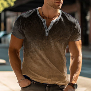 Camicia Henley Vintage <span class=keywords><strong>da</strong></span> Uomo a Maniche Lunghe con Grafica 'Built 60 Years <span class=keywords><strong>Ago</strong></span>' e Bottoni, Stile Casual Retrò - Product Image 2