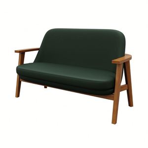 Conjunto de muebles de mesa y silla de cuero suave de madera maciza comercial duradera a la moda, muebles de librería y cafetería - Product Image 5