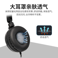 Casques USB filaires légers, spécialement conçus pour le bureau et les études, services OEM et ODM disponibles